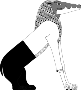 Illustration of an Egyptian Ammit