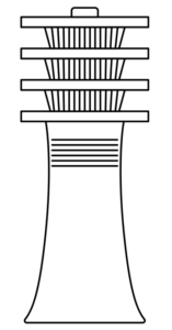 Egyptian djed symbol